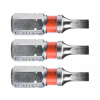FORTUM-KITO hrot plochý sada 3ks, 3x25mm, S2 4741103