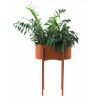 Stojan na kvety - Kvetinový kovový stojan pot medený 70cm JAKPOL (Stojan na kvety - Kvetinový kovový stojan pot medený 70cm JAKPOL)