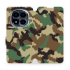 Flipové pouzdro Mobiwear - Xiaomi Redmi Note 14 Pro 4G - V111P Maskáče (Knížkové flip pouzdro, obal, kryt na mobil Xiaomi Redmi Note 14 Pro 4G - V111P Maskáče, materiál Umělá kůže + TPU - ochrana 360°