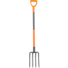 Vidly Strend Pro, 4-hroté, s násadou, 120 cm