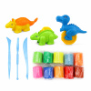 Plastelína 10 ks s príslušenstvom Dinosaury Aga4Kids MR1410