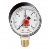 CALEFFI Manometer, stredová zadná prípojka 1/4