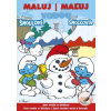 Maľuj vodou A5 - Šmolkovia zima