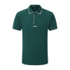 Slazenger Men's Tennis Short Sleeve Performance Polo Shirt Green XL