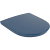 VILLEROY & BOCH ViCare WC sedadlo Kompakt s poklopom, Blue, s povrchom AntiBac, 9M7261P1