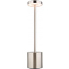 Globo Lighting Polina stolová lampa 1x1.2 W biela-niklová 21019N