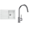 Set Blanco Legra 45 S + Blanco Mida-S Chróm biela