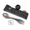Light My Fire set Spork Titanium a Merinowool Case