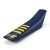 Poťah sedadla OneGripper Ribbed dark blue/yellow