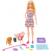 MATTEL Barbie a pejsek s invalidním vozíčkem
