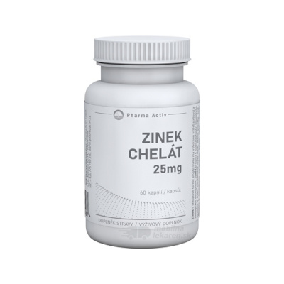 Pharma Activ ZINOK Chelát 25 mg cps 1x60 ks