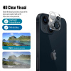 AppleMix Tvrdené sklo JP Combo Pack pre Apple iPhone 13 mini - číre - sada 2 kusov + 2x sklo pre 2,5D objektív - číre