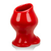 Análny tunel Oxballs Pig-Hole FF červený, silikónový análny tunel 15 x 7,5–10 cm