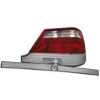 Zadné číre svetlá Mercedes Benz W140 S-trieda 97-99 - red / crystal