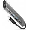 AXAGON HMC-5G2, rozbočovač USB 10 Gb/s, 2x USB-A, 2x USB-C, HDMI 4k/60, PD 100W, kábel USB-C 13 cm HMC-5G2
