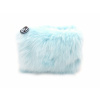 W7 FURRY COSMETIC BAG MEDIUM SKY BLUE - KOZMETICKÁ TAŠKA