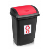 Plastový odpadkový kôš Plast team 25 l čierny