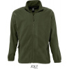 SOL'S | North, Fleecová bunda, zelená army, 5XL