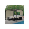 Pergola so sťahovacou strechou 4x4 m Dekorhome