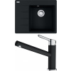 Set Franke G229 (dřez CNG 611-62 TL/7 Onyx + baterie FC 3054.071 ORBIT Chrom/Onyx) 114.0650.784