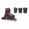 Kolieskové korčule Rollerblade FURY Combo, Black/Red veľkosť EUR: 33 -38