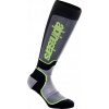 Ponožky ALPINESTARS MX MX PLUS Pánska farba čierna/fluorescenčná/šedá L