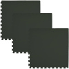 Humbi Penová podložka Penové puzzle 3 Ks Čierna 60 x 60 x 1 cm