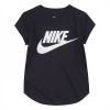 Nike Short Sleeve T-Shirt Infant Girls Black/White 2 - 3 Years