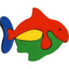 Fauna drevené vkladacie puzzle ryba
