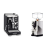 La Pavoni Mini Cellini, black + Eureka Mignon Perfetto, CR chrome