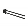 GROHE | GROHE 409762430 - Držiak uterákov START CUBE 438 mm čierny | GH1364