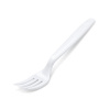 Vidličky plastové znovu použiteľné biele 18,5 cm (50 ks) - Wimex Vidlička PP znovu použiteľná biela 18,5cm