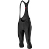 3/4 pánske cyklo nohavice s trakmi, Castelli 20010 ENTRATA, 010 – čierna, 3XL