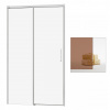 Sprchové dvere - RADAWAY Idea DWJ 100 L hnedé sprchové dvere (Sprchové dvere - RADAWAY Idea DWJ 100 L hnedé sprchové dvere)