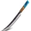 IZMAEL Damaškový kuchynský nôž Airi Slicer/Modrá 24.5 cm