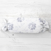 Biante Vankúš valec bonbon Sandra SA-090 Modré popínavé kvety na bielom 15x40 cm