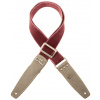 Magrabò Stripe SS Cotton Washed Bordeaux 5 cm, Aged Granite