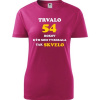 Purpurové dámske tričko trvalo 54 rokov - darček k 54 narodeninám pre ženu XXL