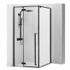 Sprchový kút - Sprchovací kút FARGO 90x90 ČIERNY 6mm sklo (Sprchový kút - Sprchovací kút FARGO 90x90 ČIERNY 6mm sklo)