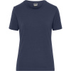 James & Nicholson Tričko JN 1801 Solid, elastické, z bio bavlny, krátký rukáv, dámské COT02180100304-navy XL Navy