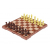 Pronett XJ5786 Magnetický drevený šachový set 2 v 1, 31 x 31 cm