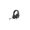C-TECH herní sluchátka s mikrofonem Midas (GHS-17), casual gaming, RGB podsvícení,3,5mm jack+USB(pods.) černá GHS-17BK