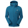 Mountain Equipment dámska softshellová bunda Squall Hooded Wmns Jacket | farba: Alto Blue, veľkosť: 10/S