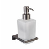 NIL - Kúpeľňový doplnok Dávkovač tekutého mydla sklenený, Metal Grey NLA0303MG, RAV Slezák