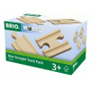Brio Krátké koleje rovné 108 mm 4 ks