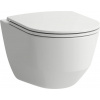 Laufen Pro - Závesné WC Compact s doskou SLIM, sklápaním SoftClose, Rimless, biela H8669550000001