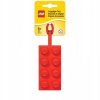 Prívesok LEGO na batožinu, kocka červená 52002