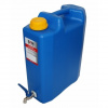 Kanister na vodu 20L modrý, ventil spodný