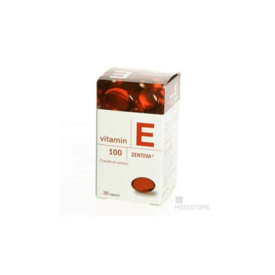 VITAMIN E 100-ZENTIVA cps mol 100 mg 1x30 ks