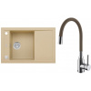 Set Alveus (dřez Formic 30 Beige 55 + baterie Mintas Béžová/Chrom) SETA25197